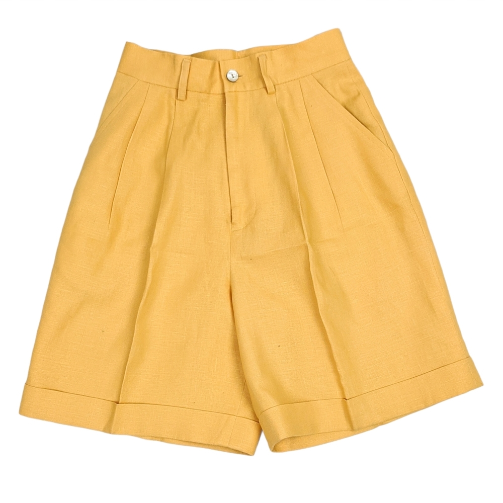 100% Linen High Waisted Shorts